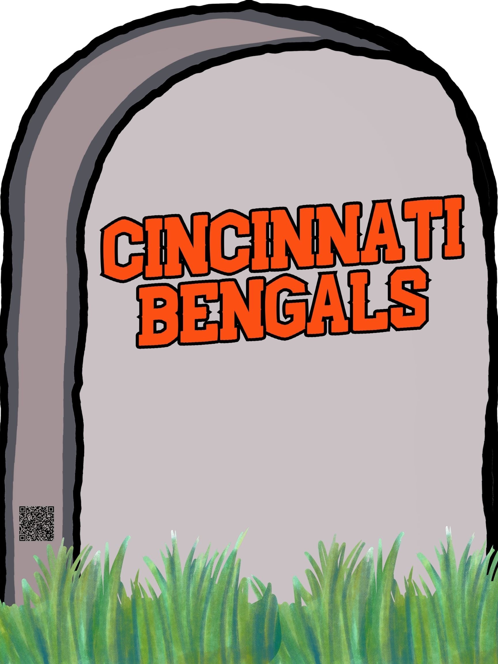 Custom Football Gravestone Lawn Sign