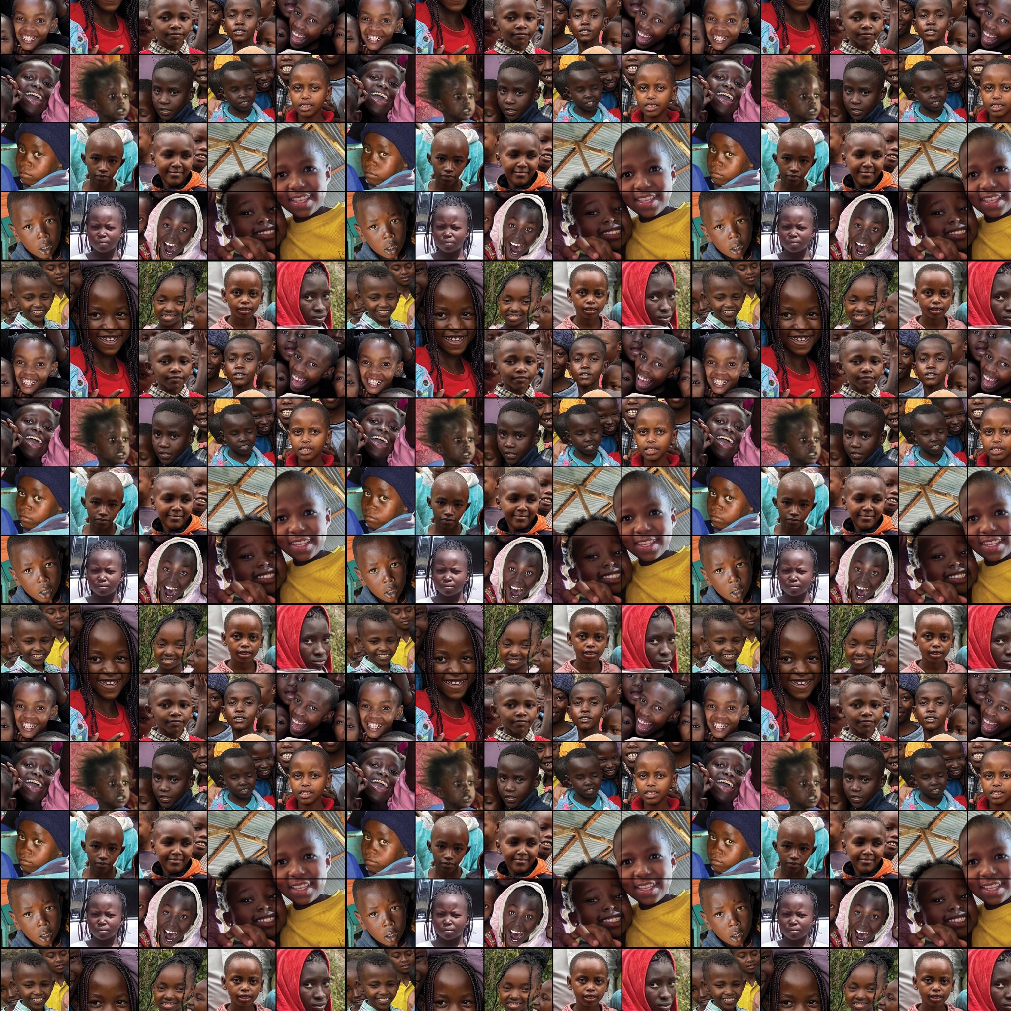 House of Hope - Faces Christmas Wrapping Paper