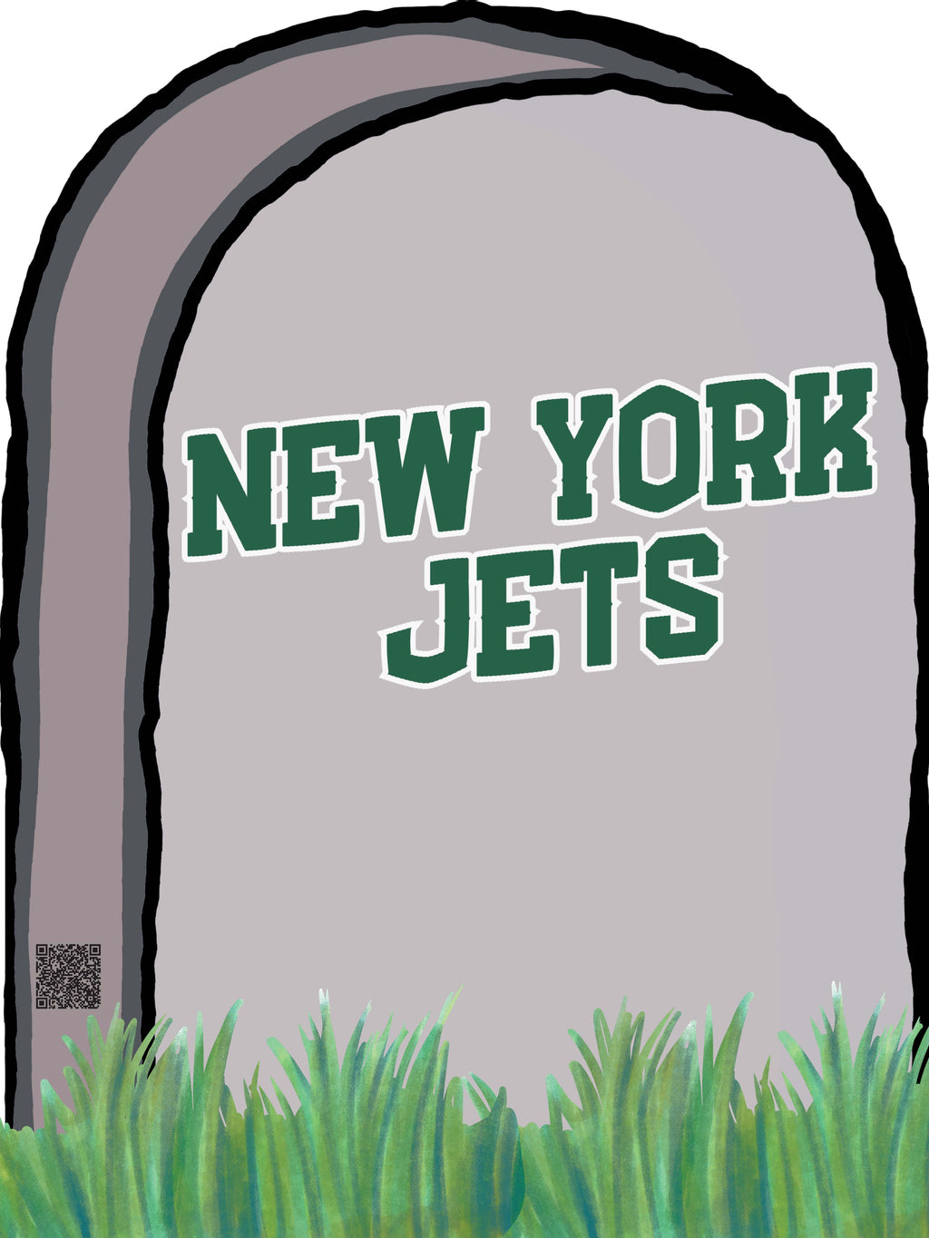 Custom Football Gravestone Lawn Sign